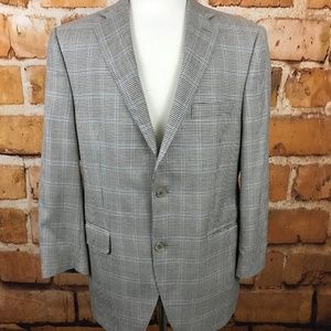 Peter Millar Sport Coat Jacket 40R Houndstooth